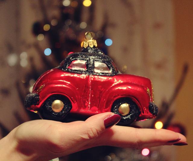 Christmas car.