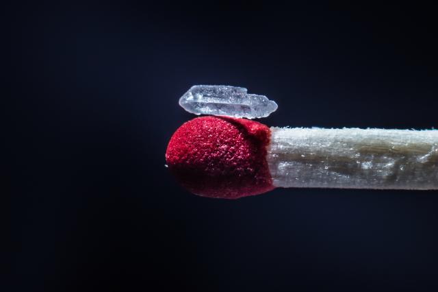 A crystal of sugar