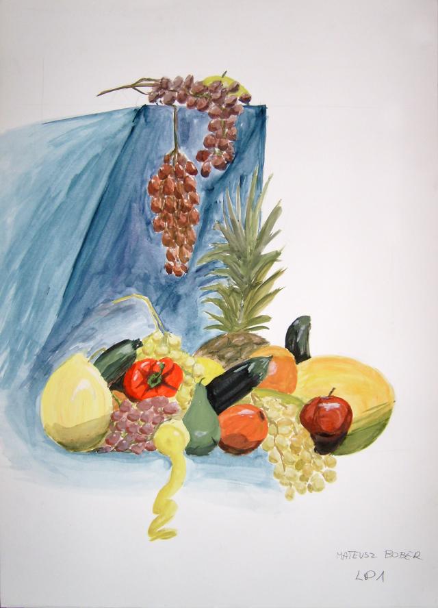 Martwa natura, farby