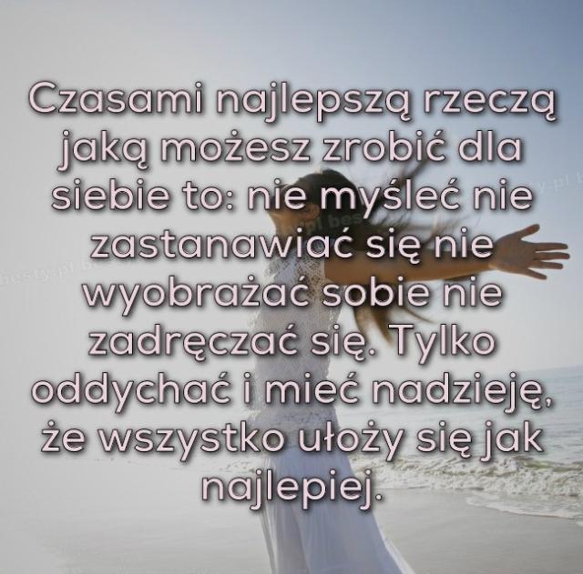 Odpu... zbieraj siy. 