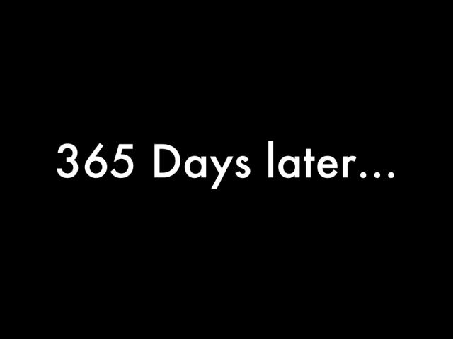 1 YEAR.