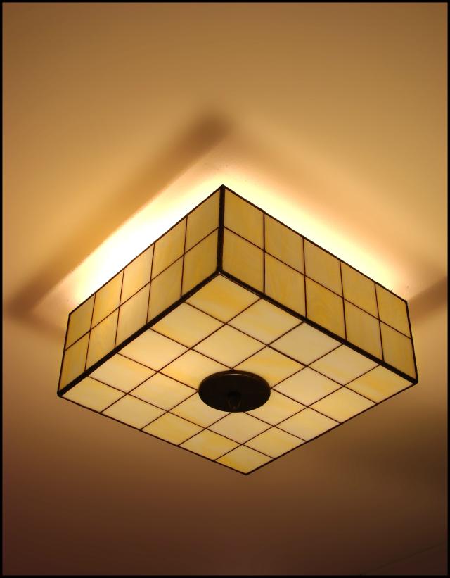 Lampa witraowa Cube 
