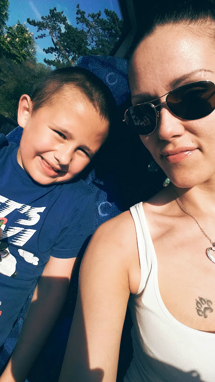 z Patrikiem love you son 