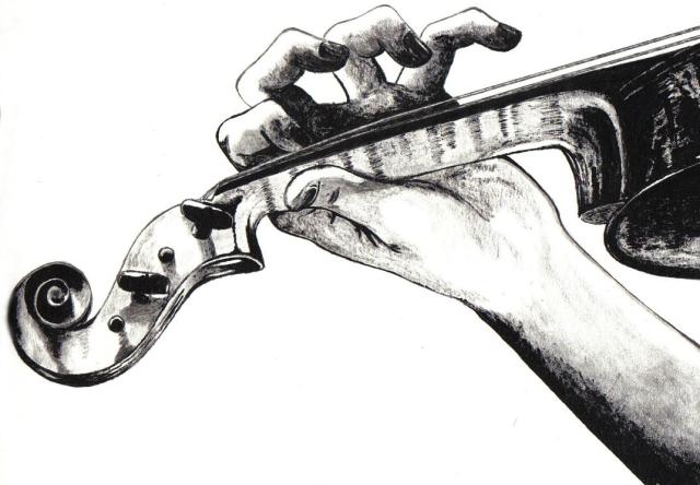 Caressing the strings