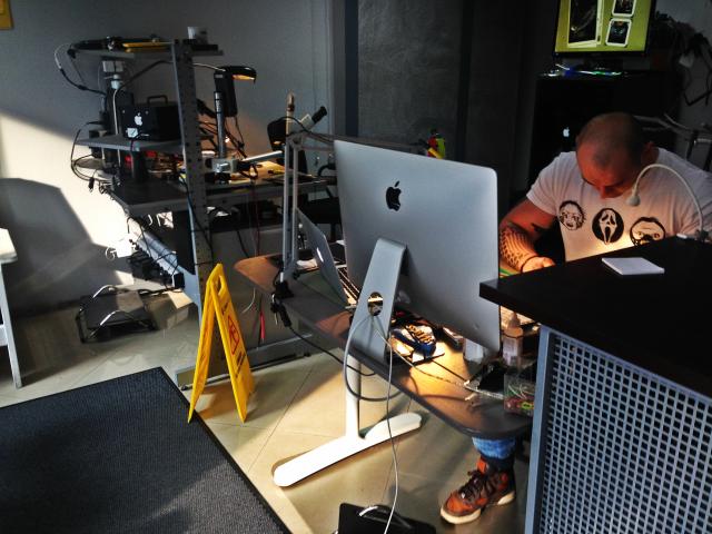 Man at work