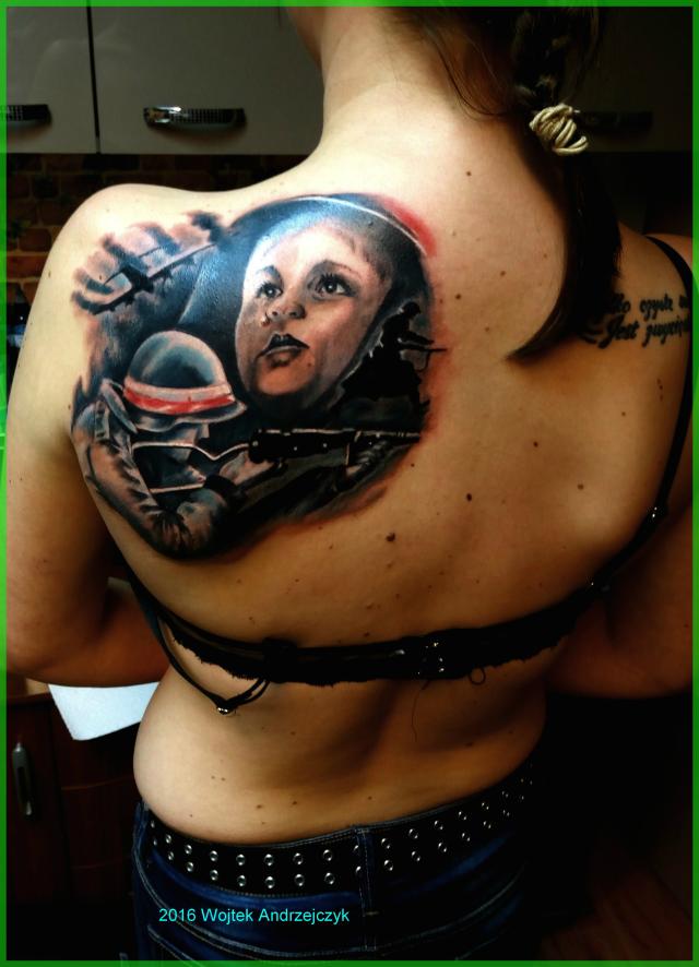 tatuaz patriotyczny plock tattoo