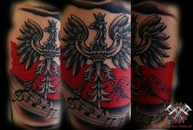 tatuaz orze polski by bart tatt