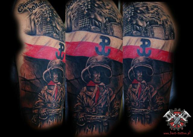 tatua patriotyczny by bart Poc