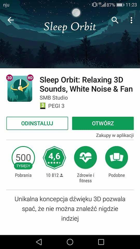 Sleep orbit