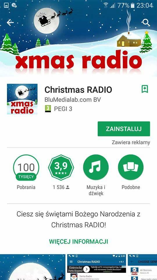 Xmas radio