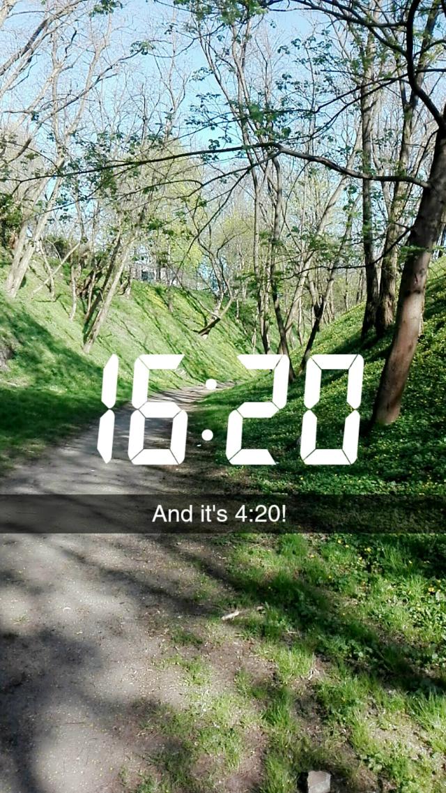 and it's 420!