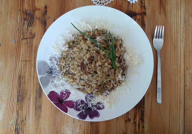 Riso , riso, Risotto z grzybami