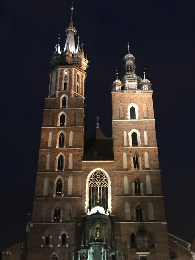 Cracow by night