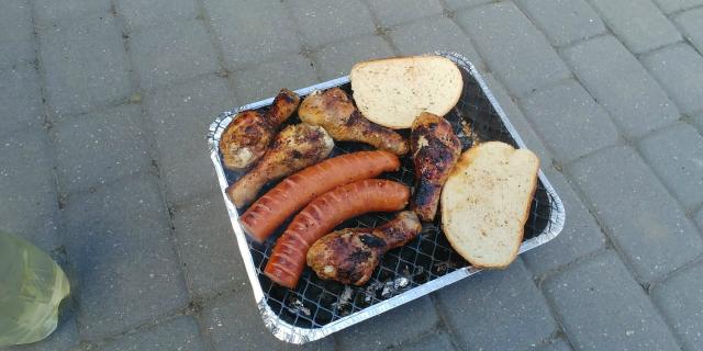 Wczorajszy grill dla siebie